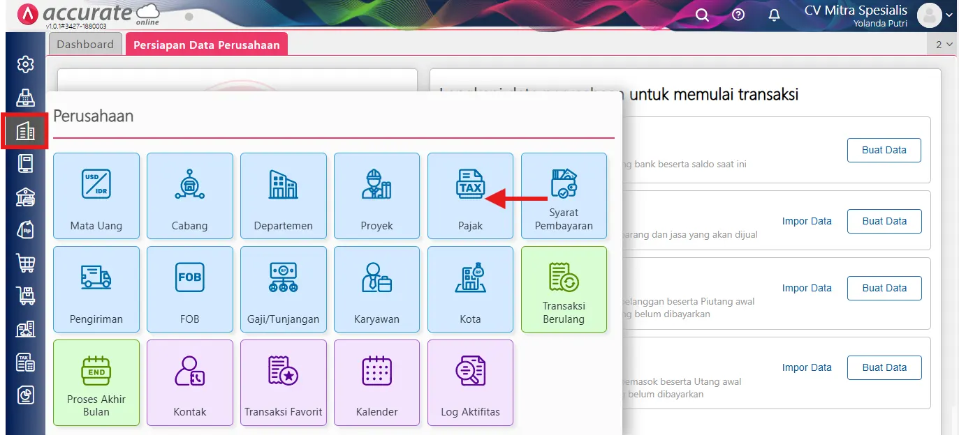 Cara mencatat uang muka dikenakan PPh 23
